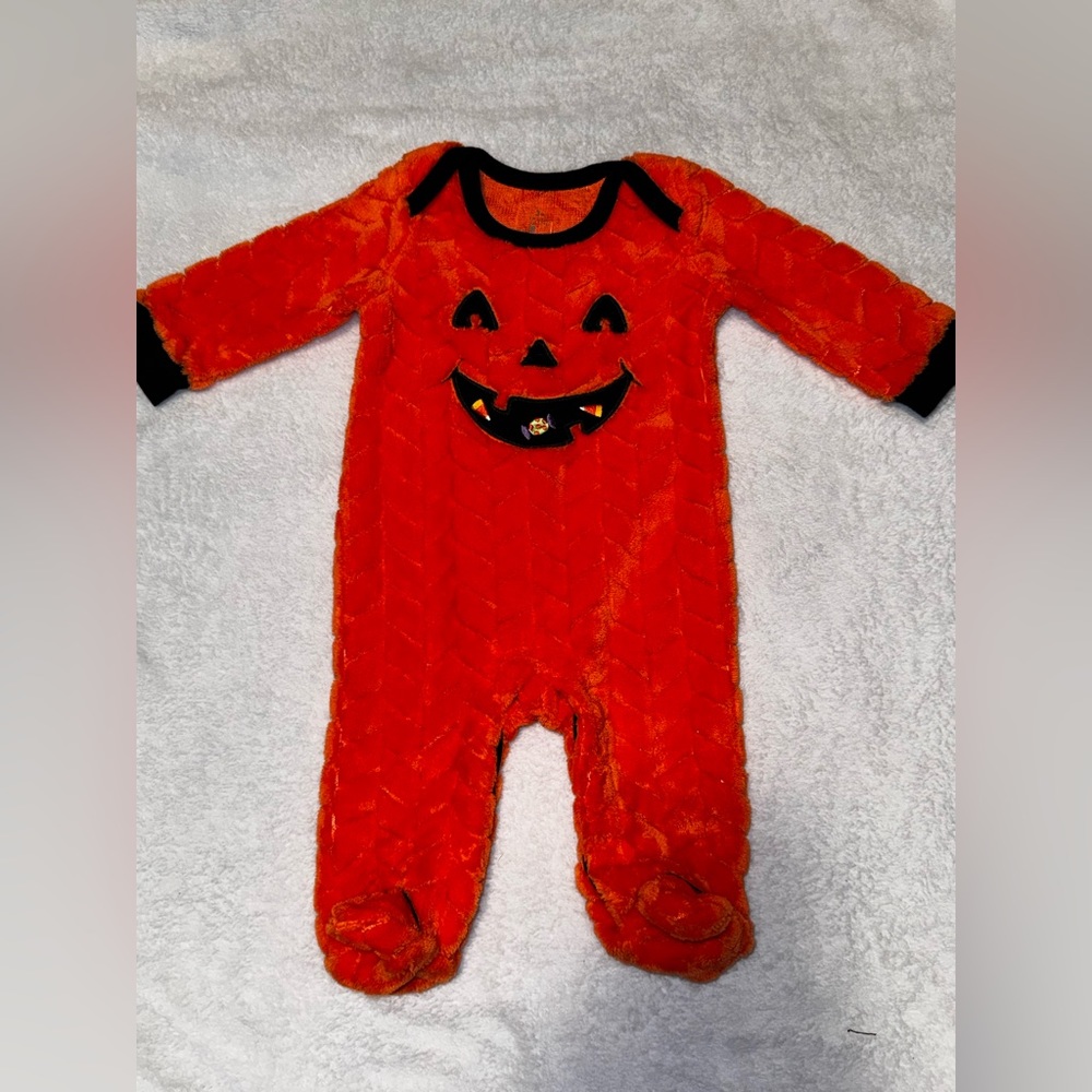 Pumpkin One Piece Baby Girl Size 3 Months